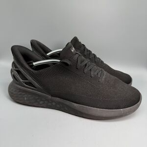 Kizik Athens Men's 13 Triple Black Lace-Up Low Athletic Comfort Sneakers Shoes